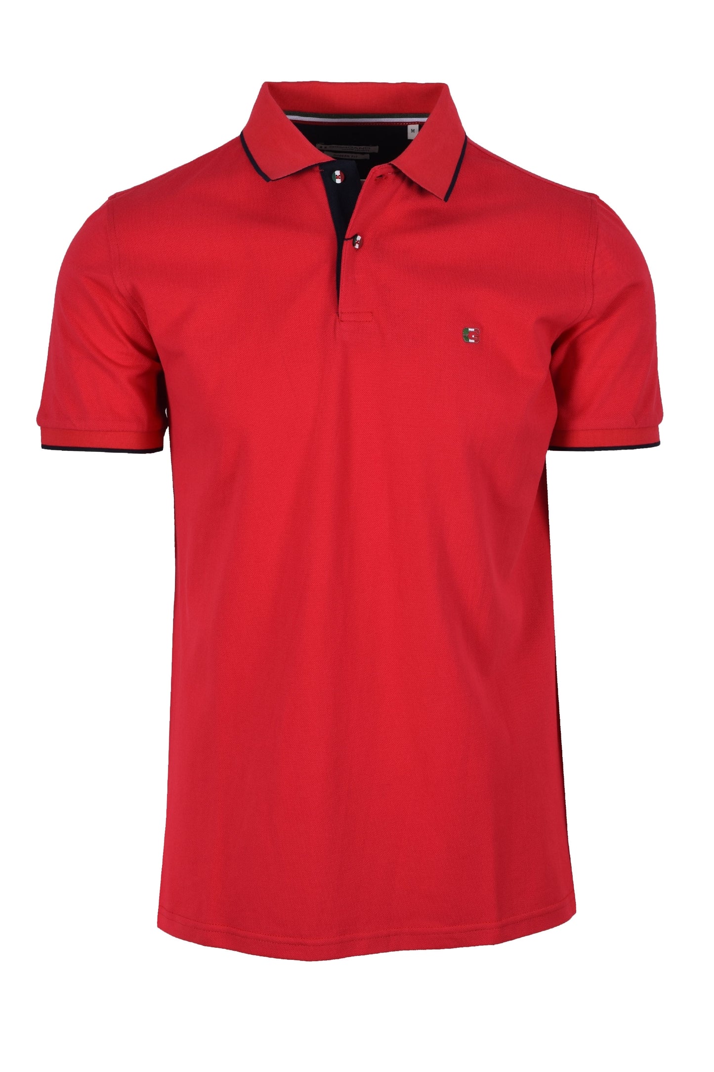 Polo Giordano Nico Signature Modern Fit rossa
