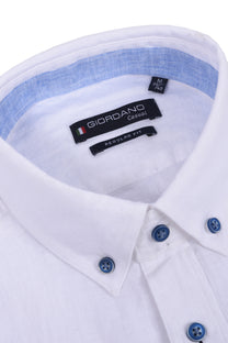 Giordano Regular Fit Linen Shirt White Giordano