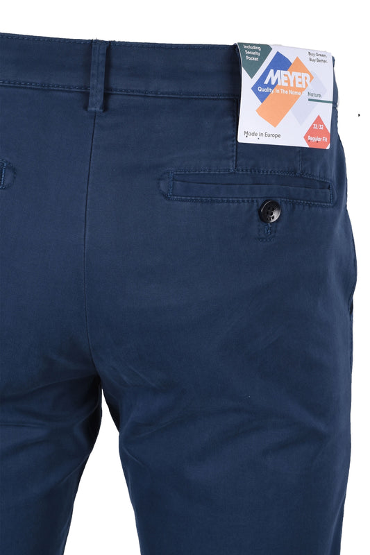 Meyer Roma Cotton Trouser Blue