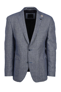 Roy Robson Jacket Blue Check Roy Robson