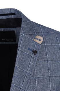 Roy Robson Jacket Blue Check Roy Robson