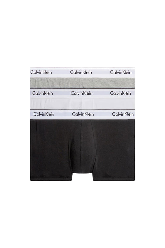 Lot de 3 paires de chaussettes Calvin Klein Noir/Blanc/Gris chiné