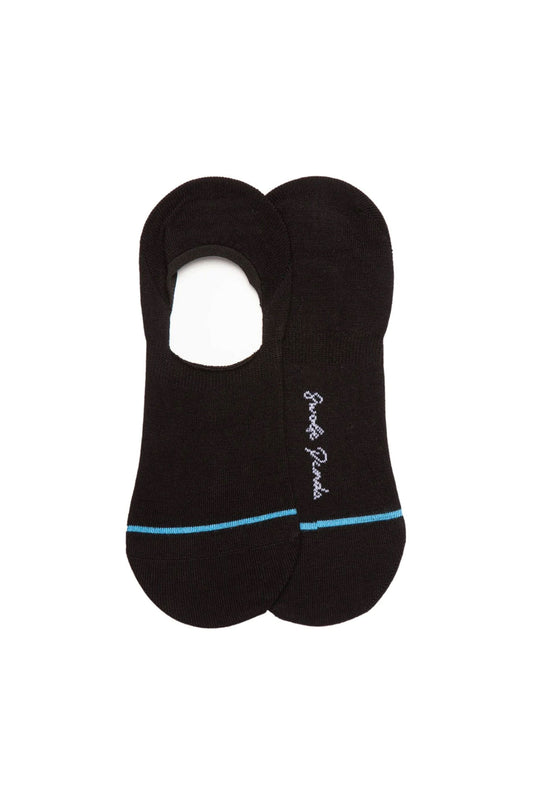Swole Panda No Show Socks Black