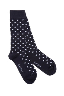 Swole Panda Bamboo Socks Navy Dot Swole Panda