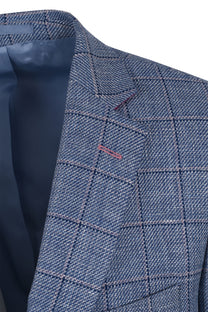 Mazzelli Jacket Blue/Pink Check Mazzelli