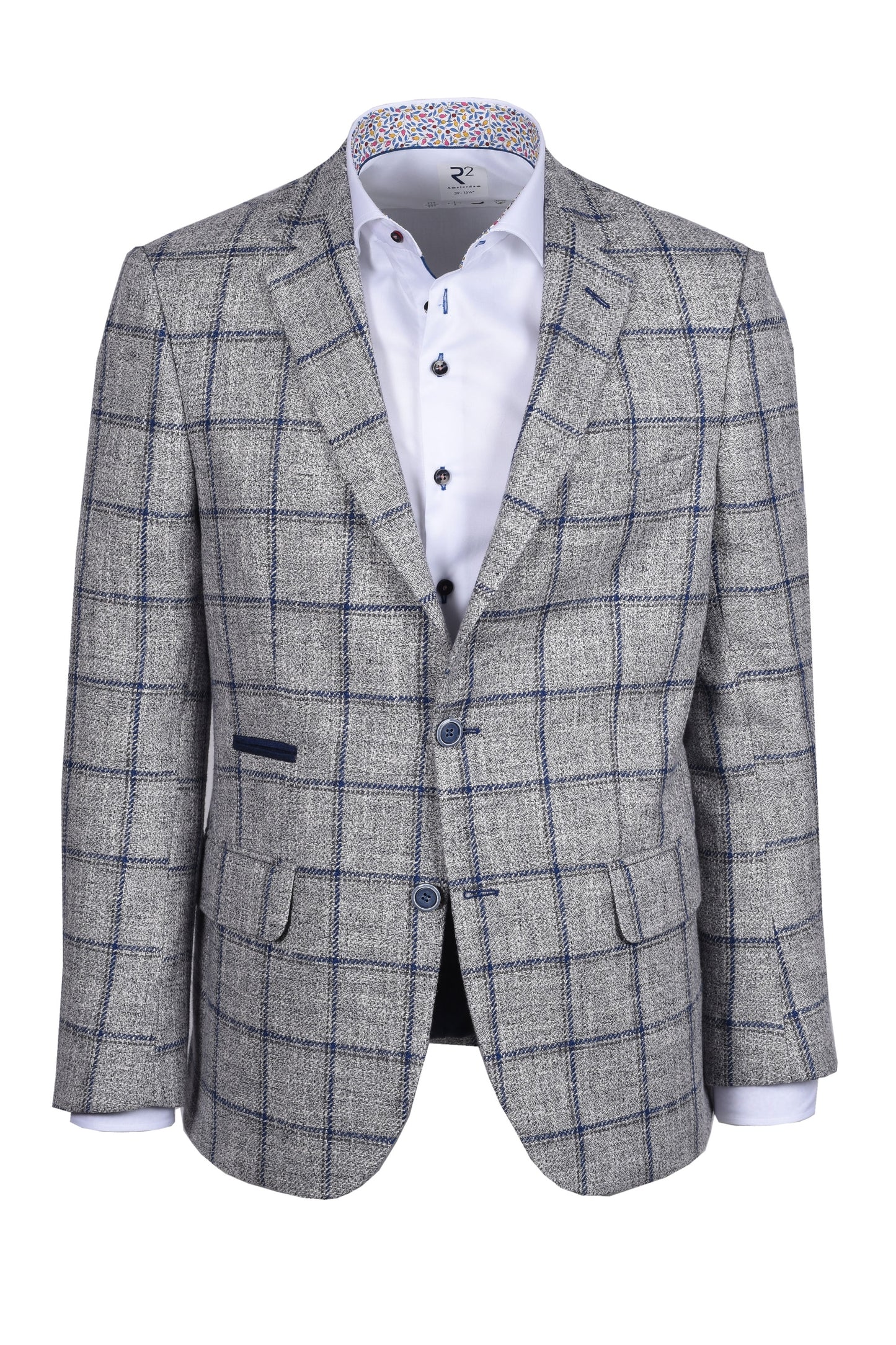 Giacca Mazzelli Grigio Blu Check