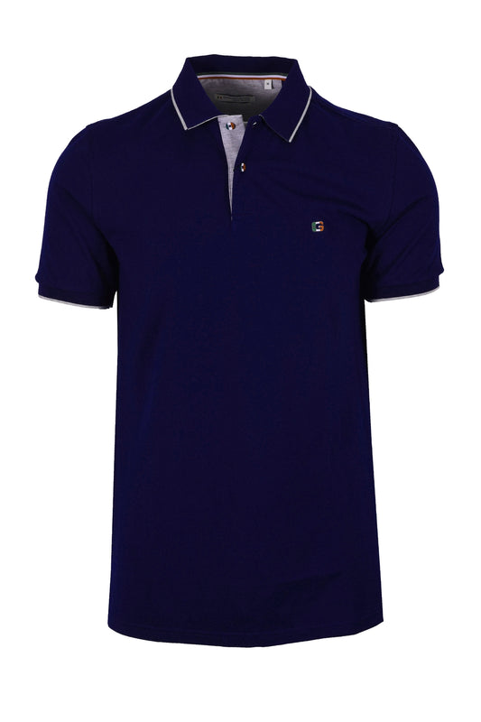 Giordano Nico Signature Modern Fit Polo Blue