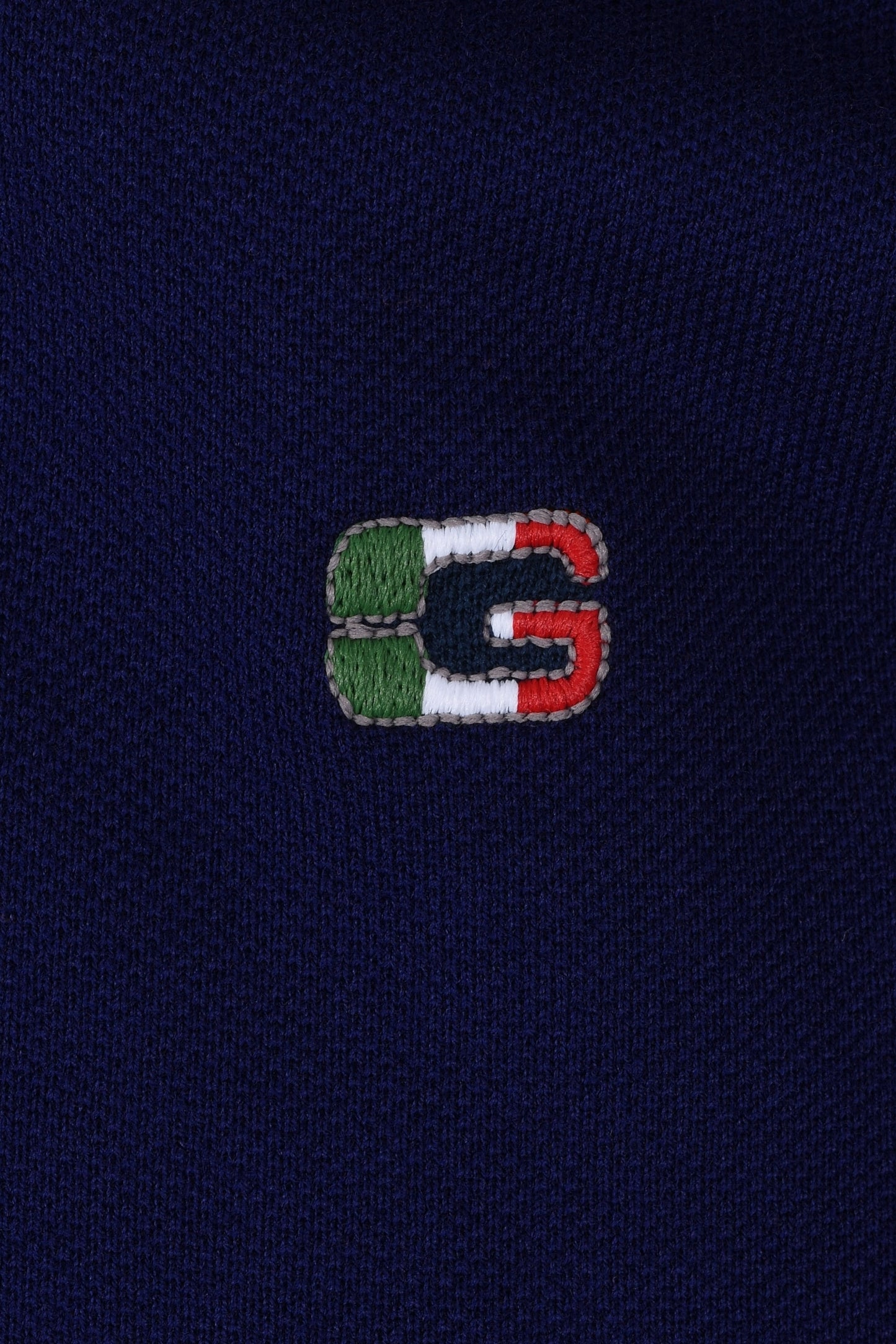 Polo coupe moderne Signature Giordano Nico bleu