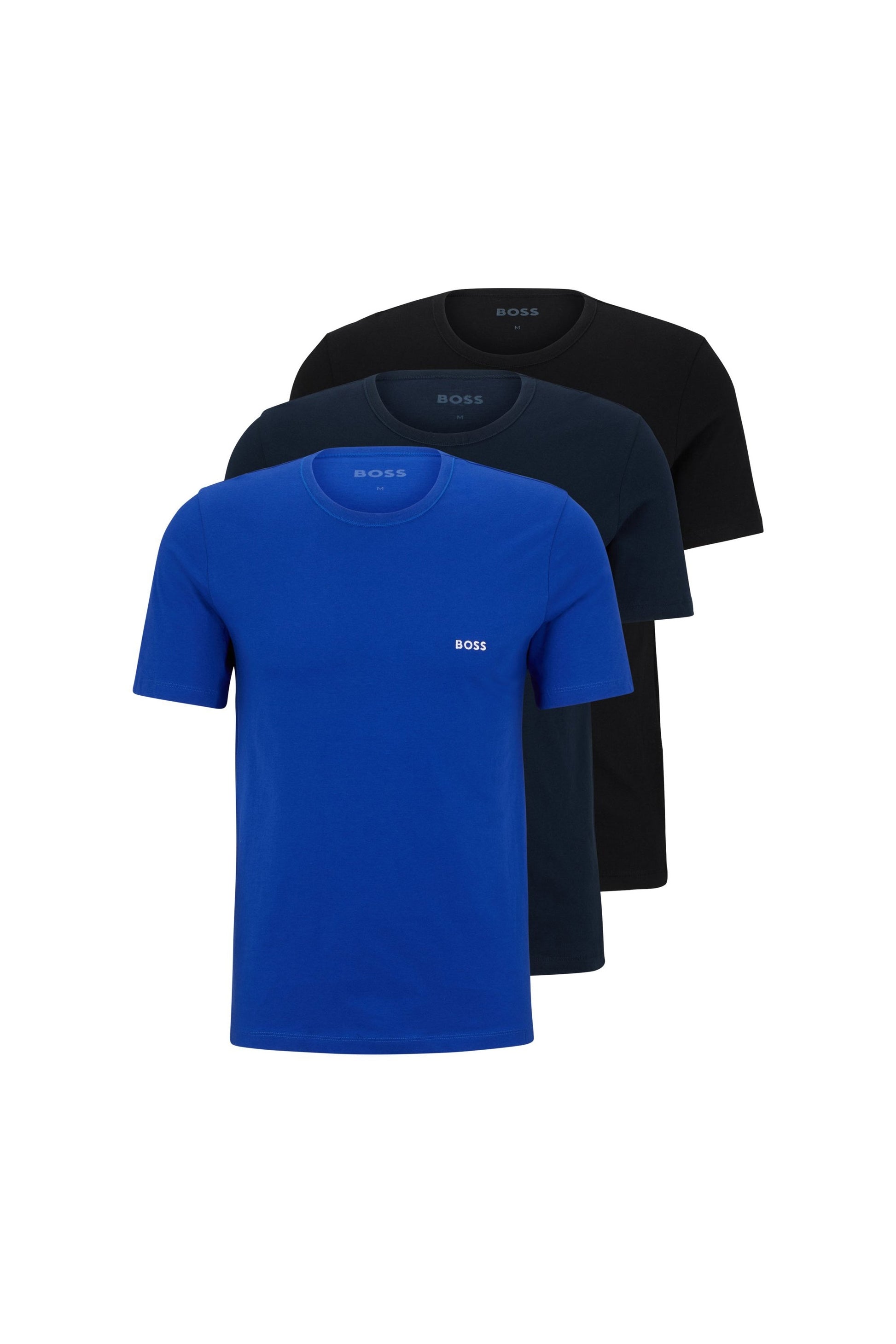 Boss T-shirt Rn 3 P Classic Black/Blue Boss Bodywear