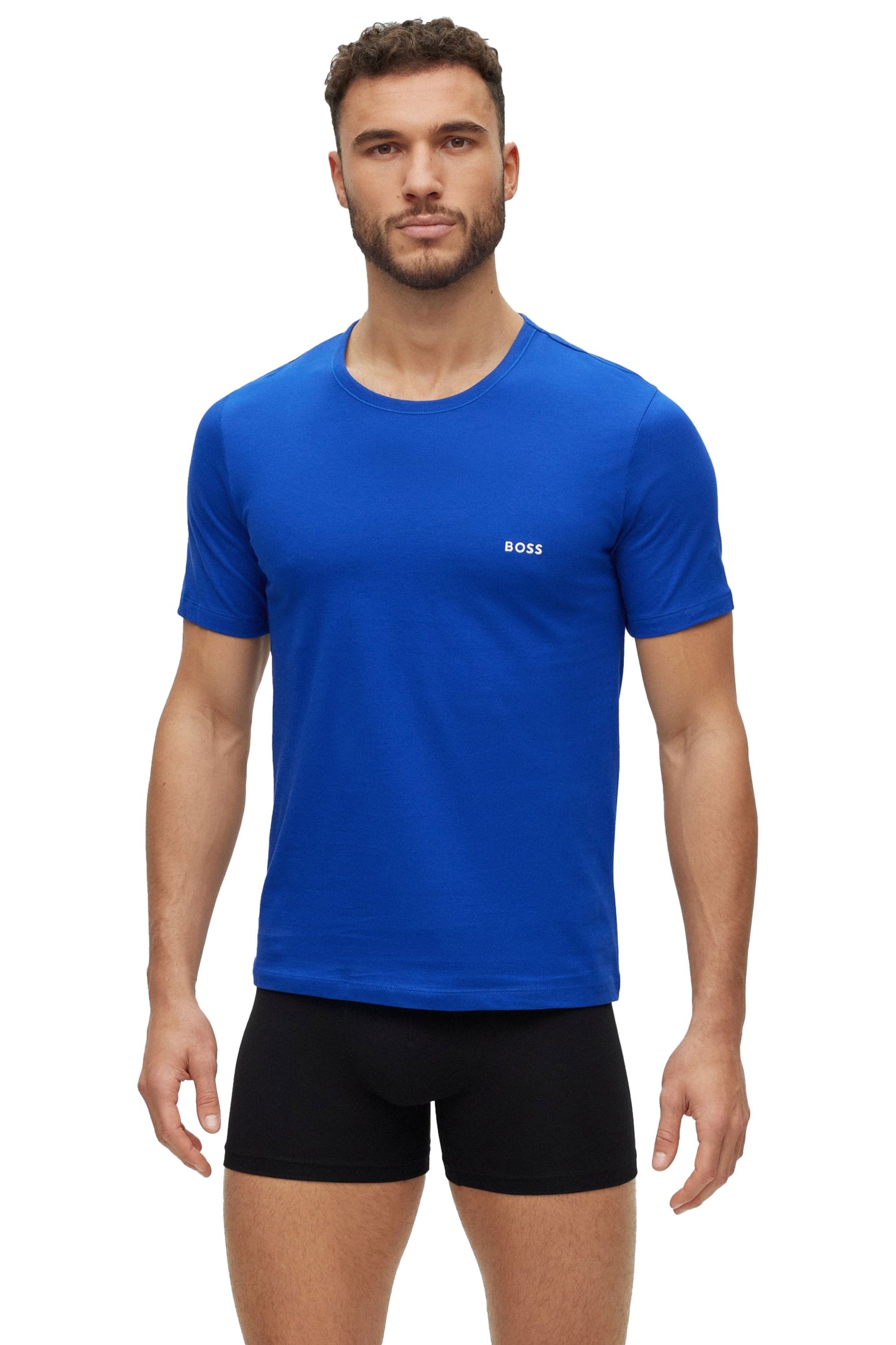 Boss T-shirt Rn 3 P Classic Black/Blue Boss Bodywear