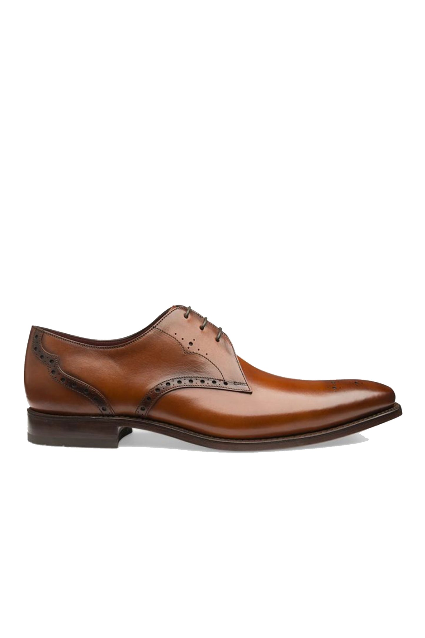 Loake Design Hannibal Calf Punched Derby Shoe Chestnut