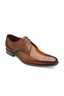 Loake Design Hannibal Calf Punched Derby Shoe Chestnut Loake