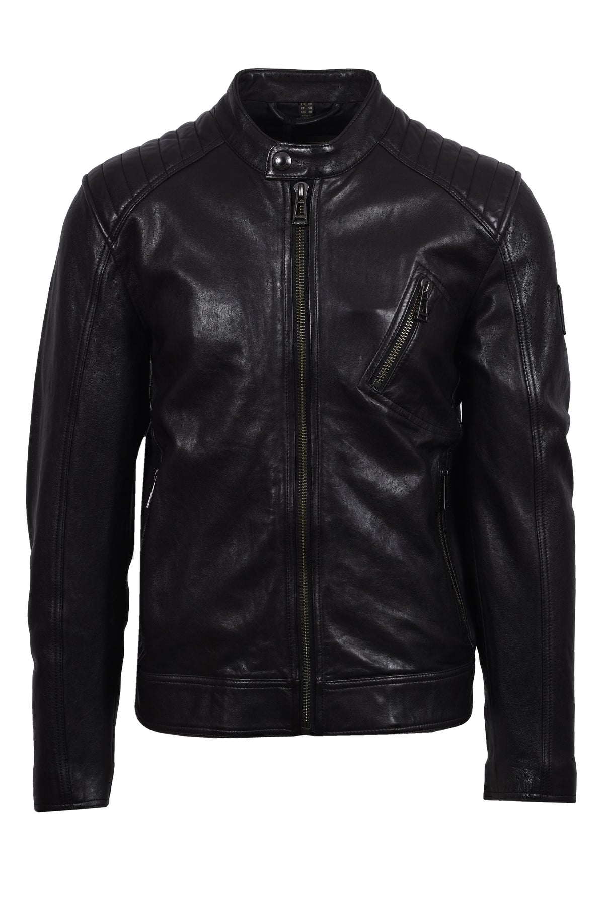 V Racer Leather Jacket