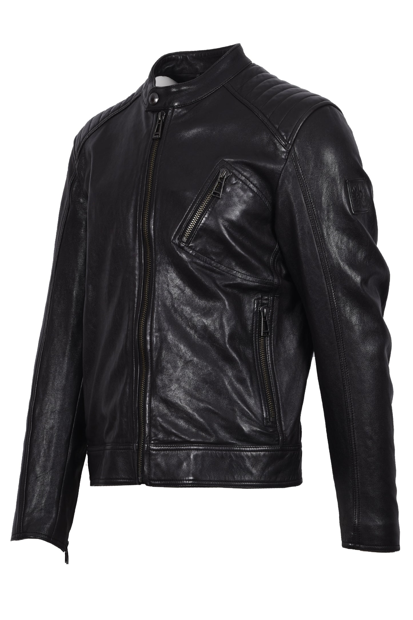 Veste en cuir Belstaff V Racer Noir