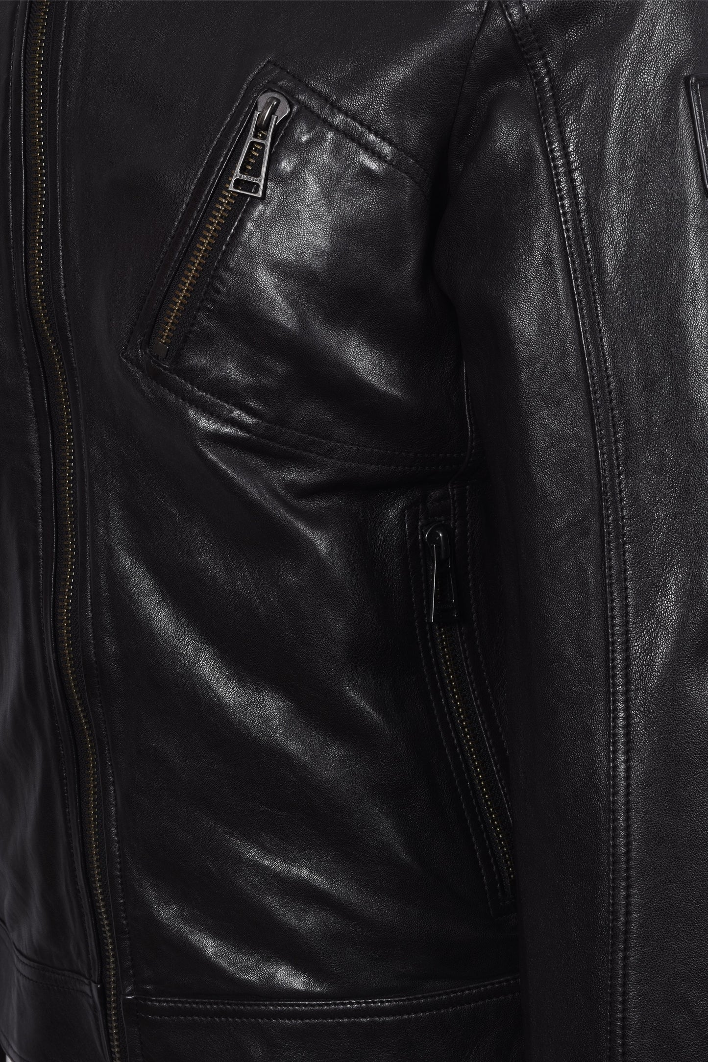 Veste en cuir Belstaff V Racer Noir