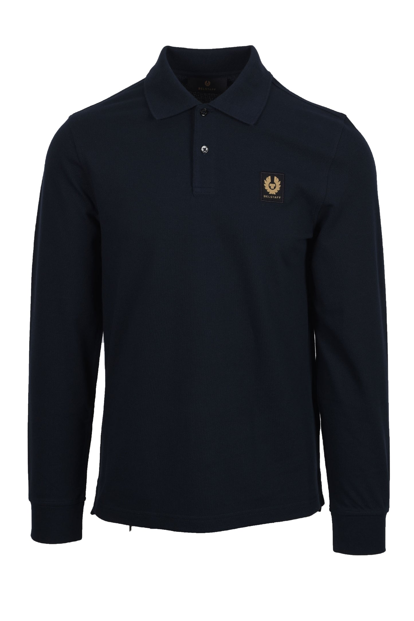 Belstaff Long Sleeved Polo Dark Ink