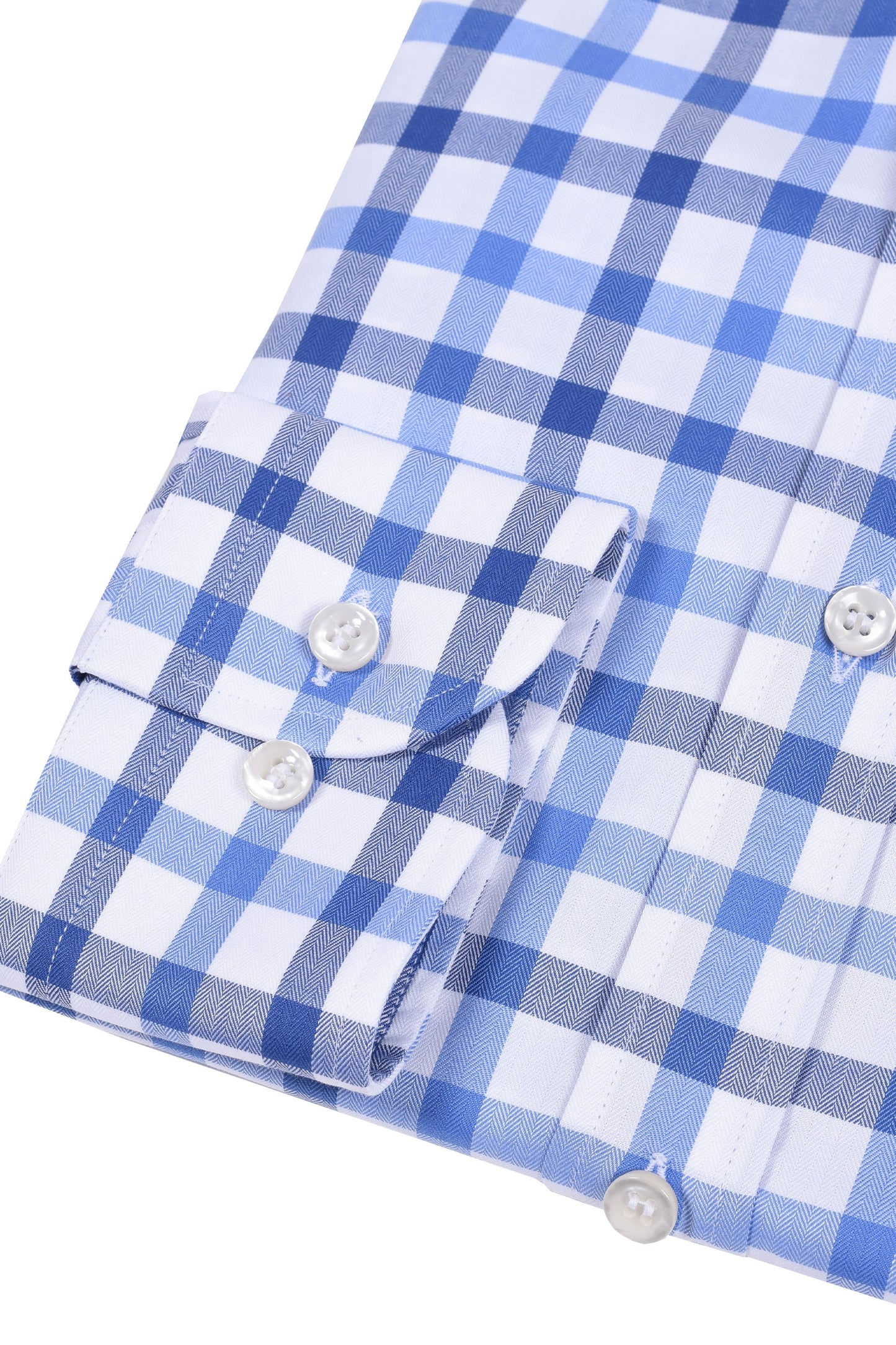 Chemise à carreaux à manches longues Paul And Shark Bleu et blanc