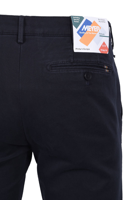 Meyer Rio Cotton Trouser Navy