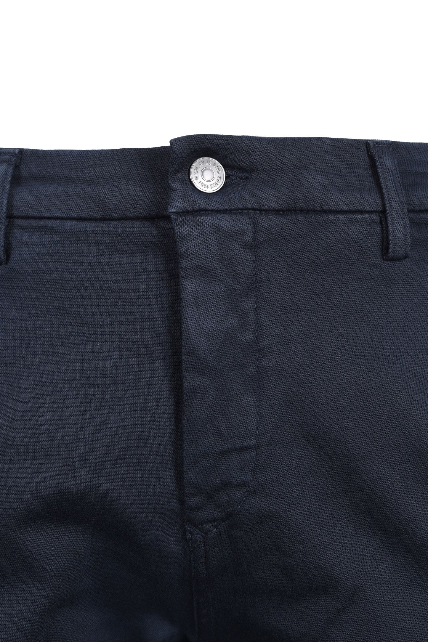 Pantaloni in cotone Benni Replay blu navy