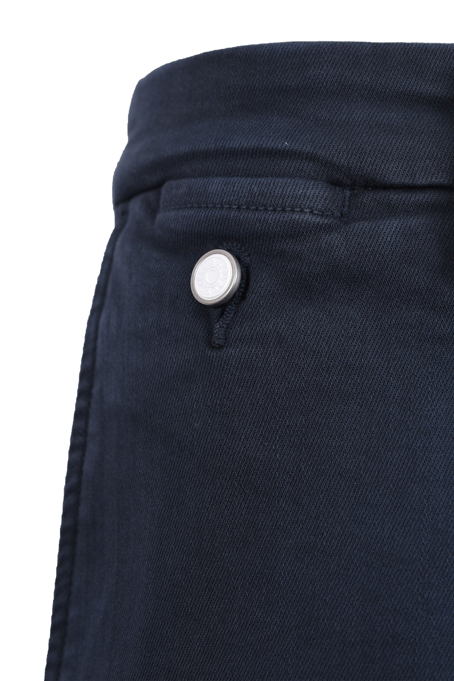 Pantaloni in cotone Benni Replay blu navy