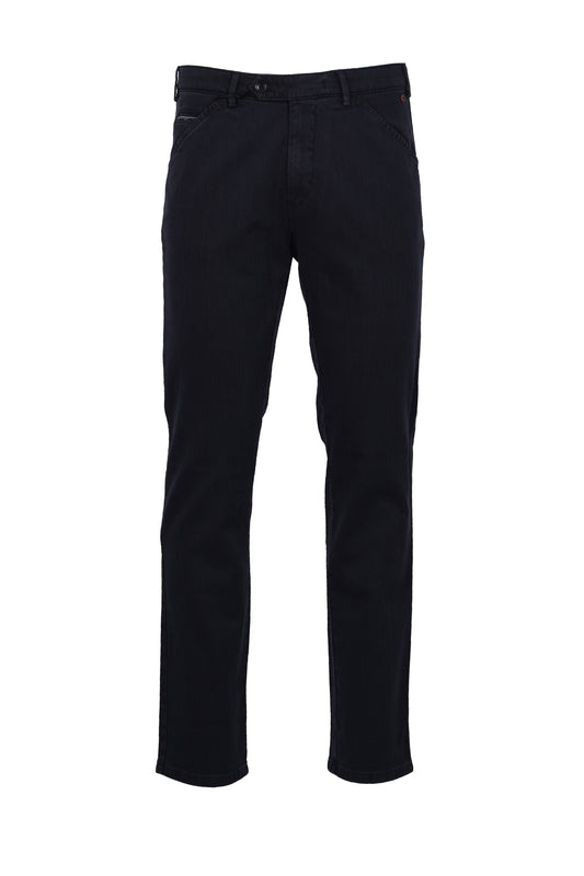 Meyer Chicago Cotton Trouser Navy