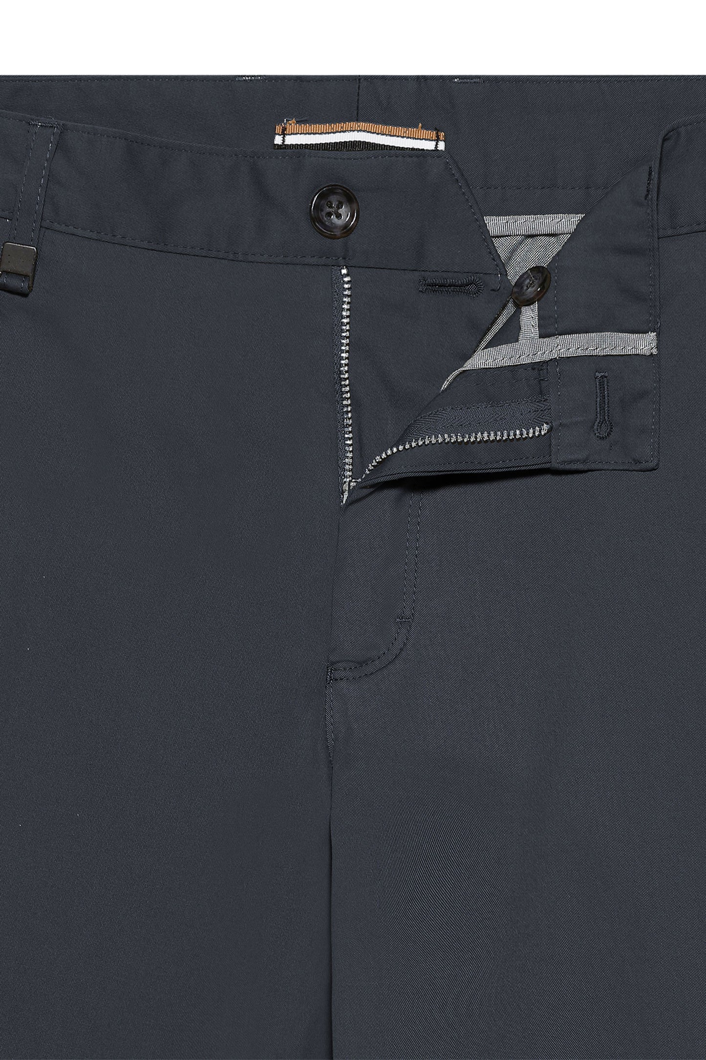 Boss Black c-genius-w-2337 Pantaloni in cotone blu scuro