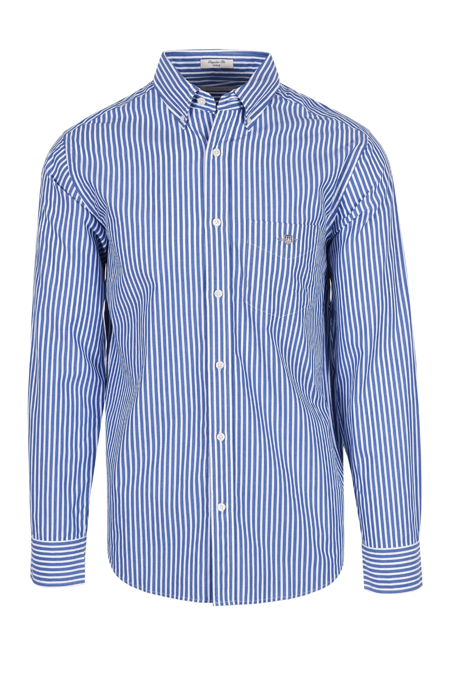Camicia a righe in popeline Gant Reg College Blue
