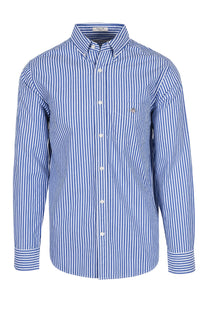 Gant Reg Poplin Stripe Shirt College Blue Gant