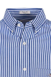 Gant Reg Poplin Stripe Shirt College Blue Gant