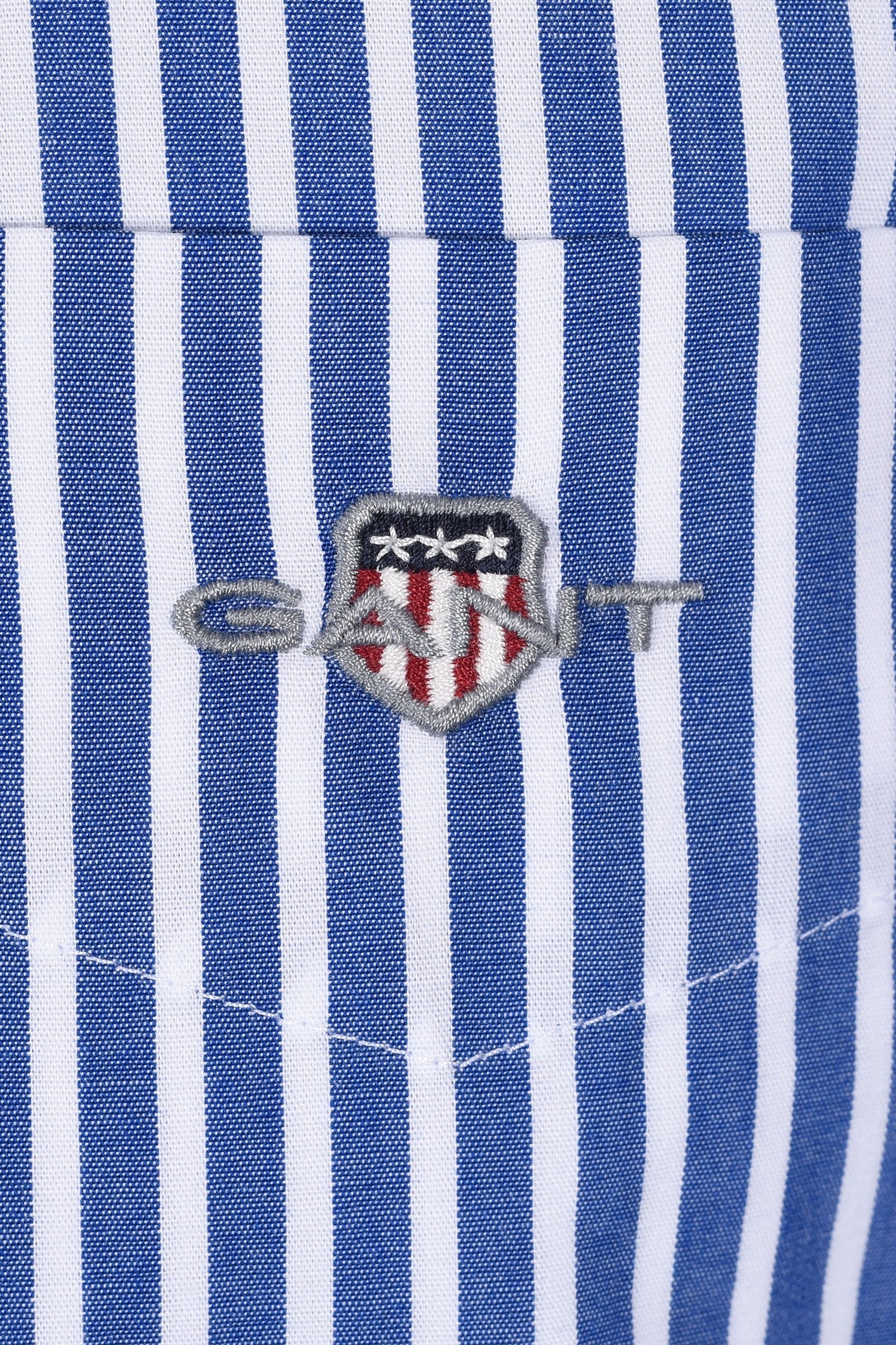 Camicia a righe in popeline Gant Reg College Blue