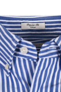 Gant Reg Poplin Stripe Shirt College Blue Gant