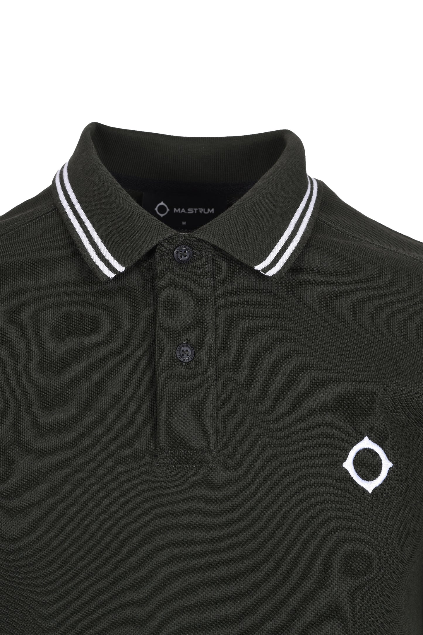 Ma.strum Double Tipped Polo Shirt Oil Slick