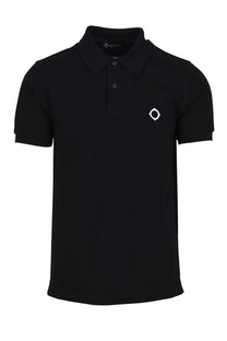 Ma.strum Ss Pique Polo Shirt Jet Black Ma.Strum