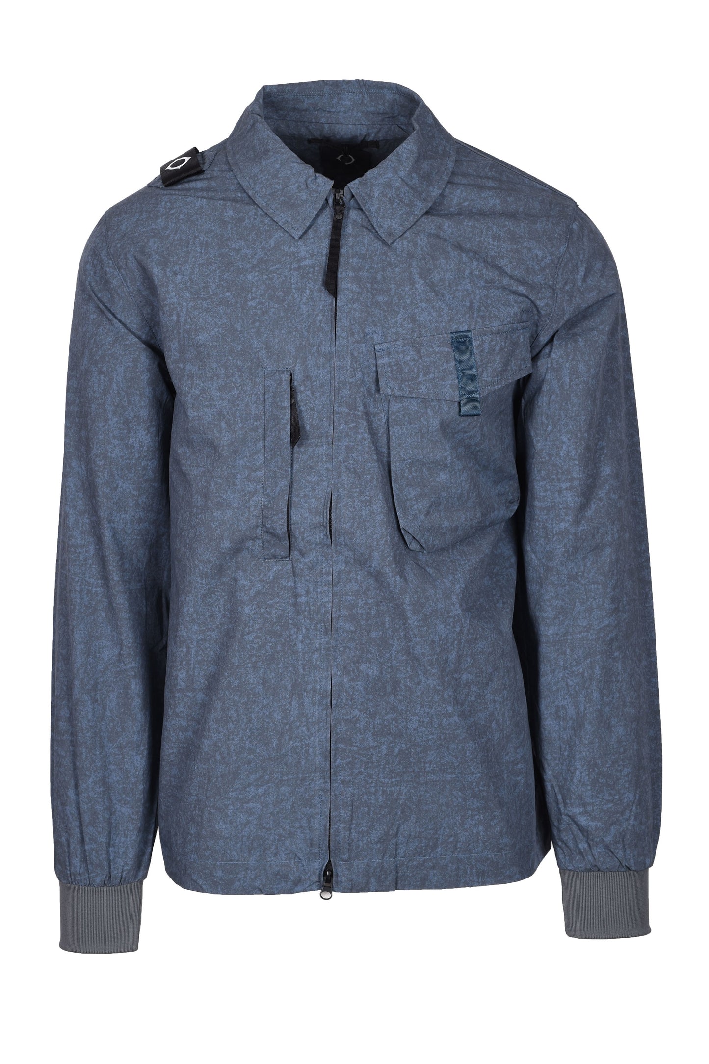 Ma.strum Tie Died Overshirt Ink Navy
