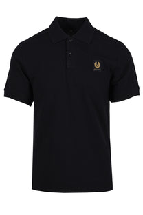 Belstaff Short Sleeve Polo Shirt Black Belstaff