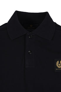 Belstaff Short Sleeve Polo Shirt Black Belstaff