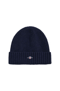 Gant Unisex Shield Wool Beanie Marine Gant