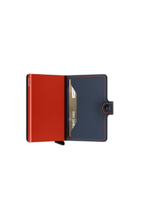 Secrid Mini Wallets Night Blue/orange Secrid