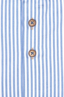 R2 Wide Spread Collar Shirt Light Blue Stripe R2