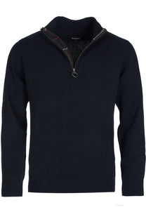 Barbour Holden Half Zip Jumper Knitwear Navy Barbour