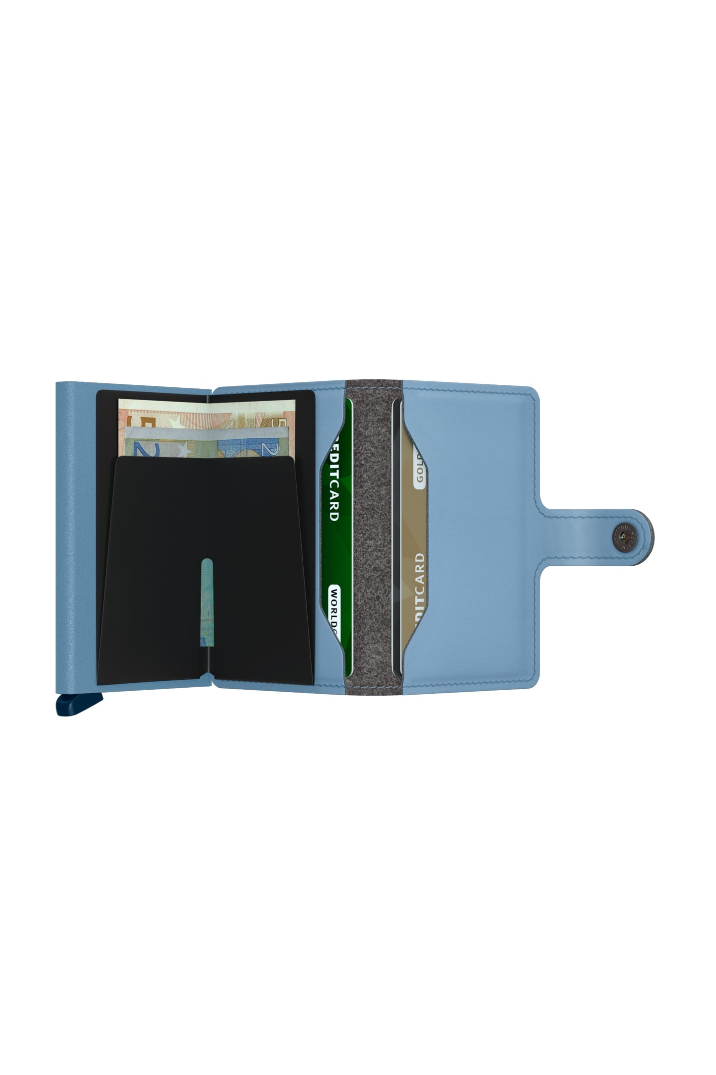 Portafogli Secrid Mini Blu Ghiaccio
