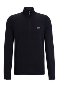 Boss Ever-x_qz Half Zip Knitwear Dark Blue Boss Green