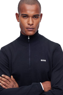 Boss Ever-x_qz Half Zip Knitwear Dark Blue Boss Green