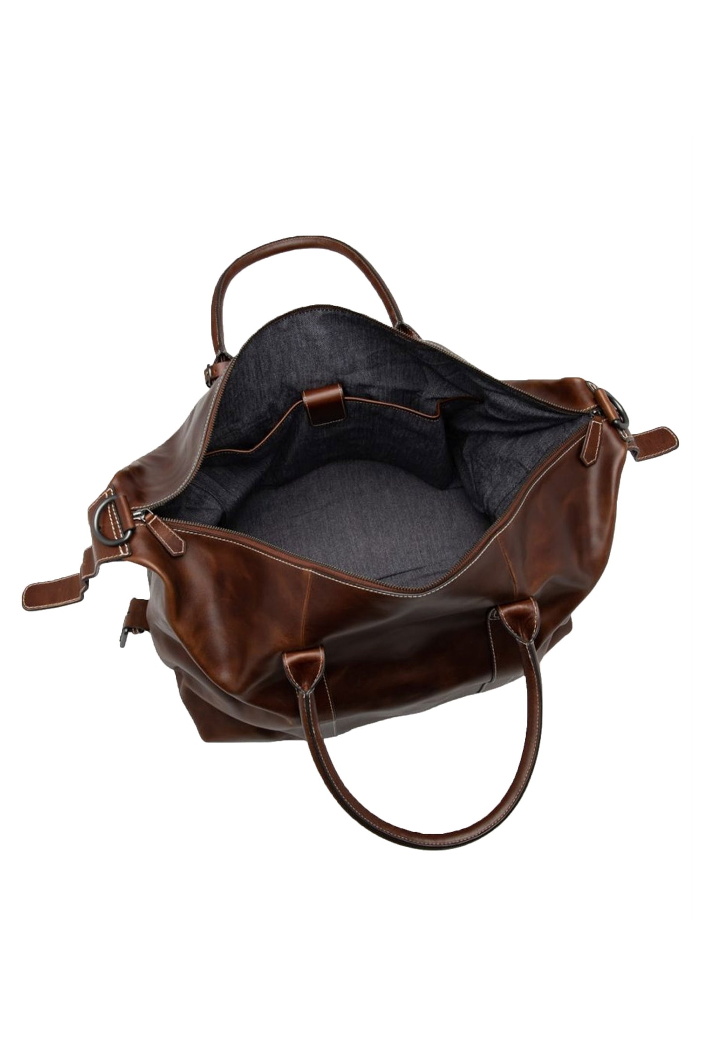 Loake Balmoral Leather Weekend Bag Brown