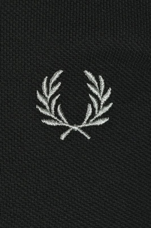 Fred Perry Twin Tipped Polo Shirt Night Green/Seagrass Fred Perry Michael Stewart Menswear  Polo Shirts