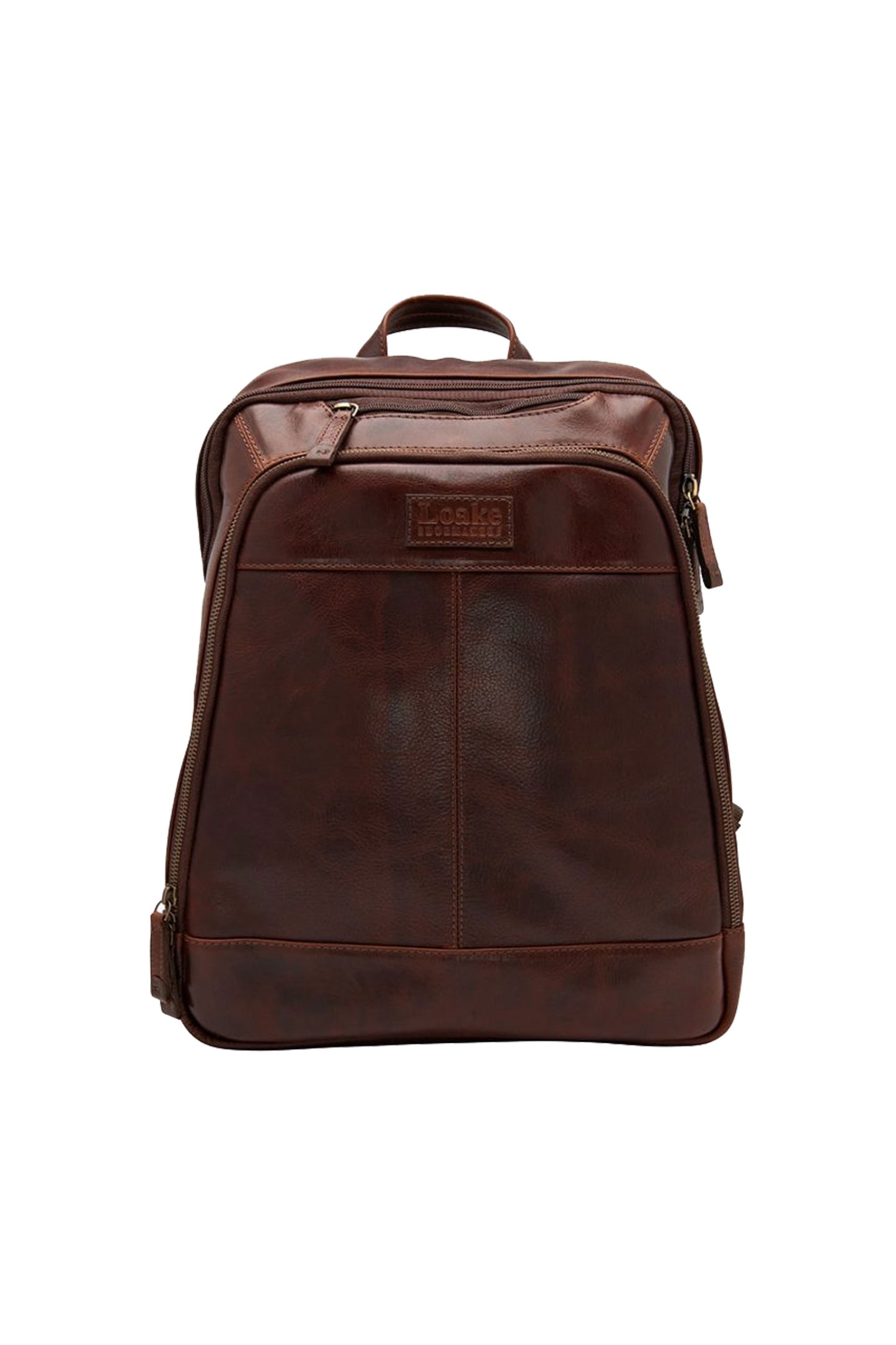 Zaino in pelle Loake Waterloo marrone