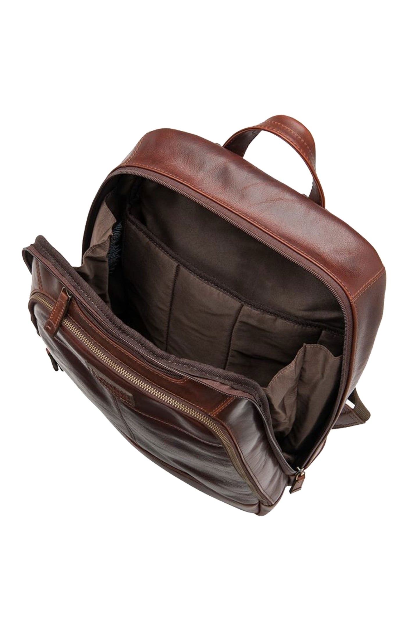 Zaino in pelle Loake Waterloo marrone