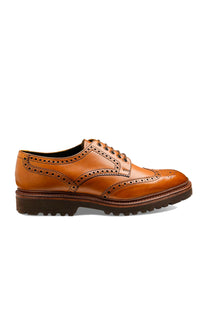 Loake Perseus Hand Painted Brogue Tan Loake