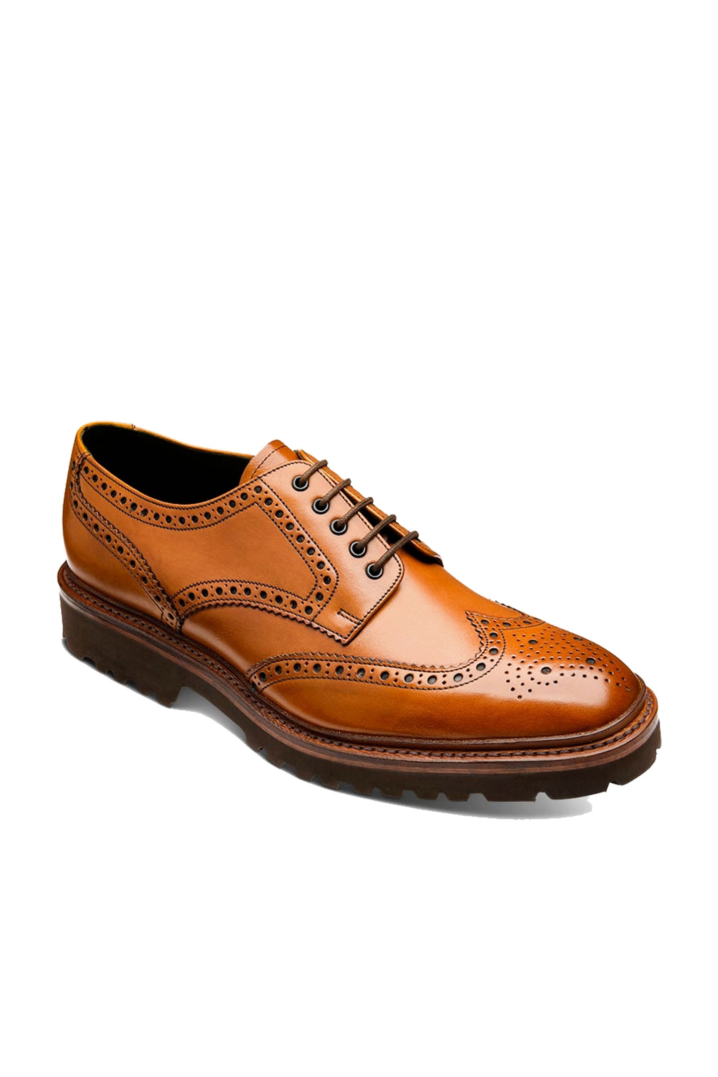Loake Perseus Hand Painted Brogue Tan