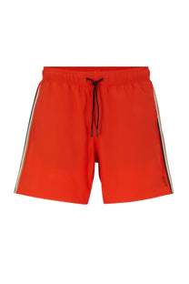 Boss Black Iconic Swim Shorts Bright Orange Boss Black